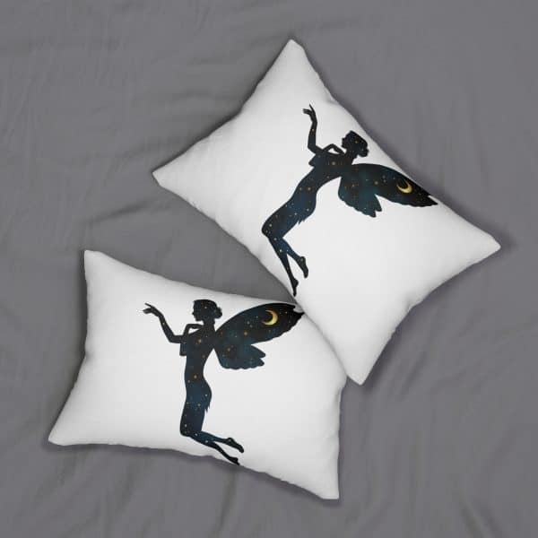 Celestial Fairy Spun Polyester Lumbar Pillow - Image 4