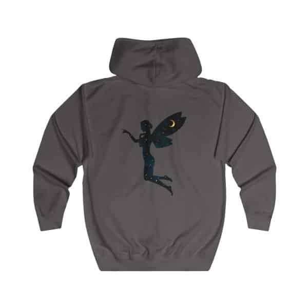 Celestial Fairy Unisex Full Zip Hoodie - Magical Night Sky Design - Image 14