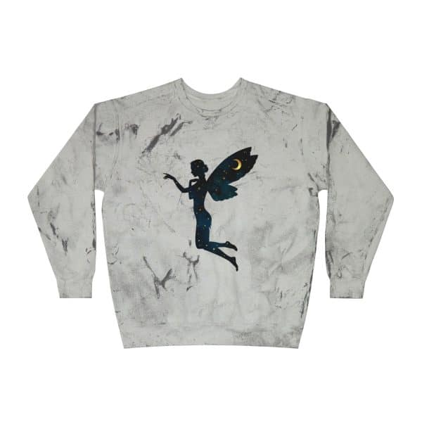 Celestial Fairy Unisex Color Blast Crewneck Sweatshirt - Image 5