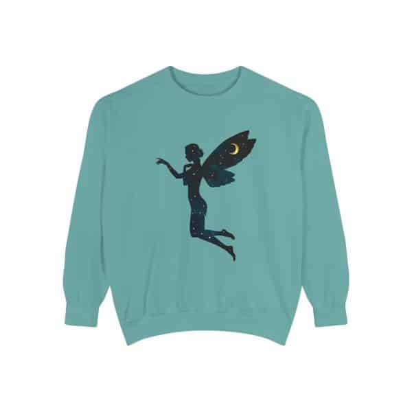 Celestial Fairy Unisex Garment-Dyed Sweatshirt - Cozy and Dreamy Style - Image 33