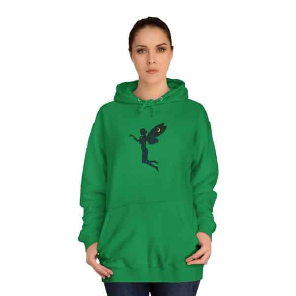 Fairy Design Unisex College Hoodie - Dreamy and Unique Campus Wear - Image 32