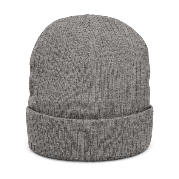 Celestial Fairy Cozy Ribbed Knit Beanie with Embroidery - Perfect for Winter and Outdoor Adventures - Image 6