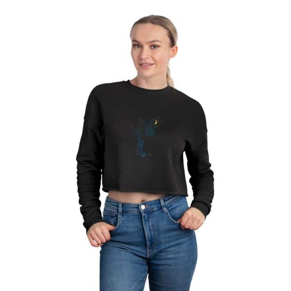 Magical Fairy Cropped Sweatshirt for Women - Perfect for Cozy Nights and Gift Giving - Image 12