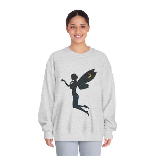 Celestial Fairy Unisex DryBlend® Crewneck Sweatshirt - Image 7