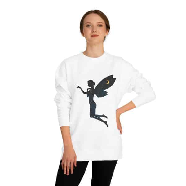 Celestial Fairy Unisex Crew Neck Sweatshirt - Magical Night Vibes - Image 4