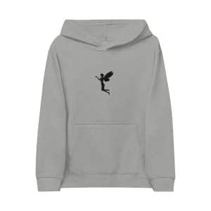 Kids Fairy Embroidered Fleece Hoodie - Cozy & Magical