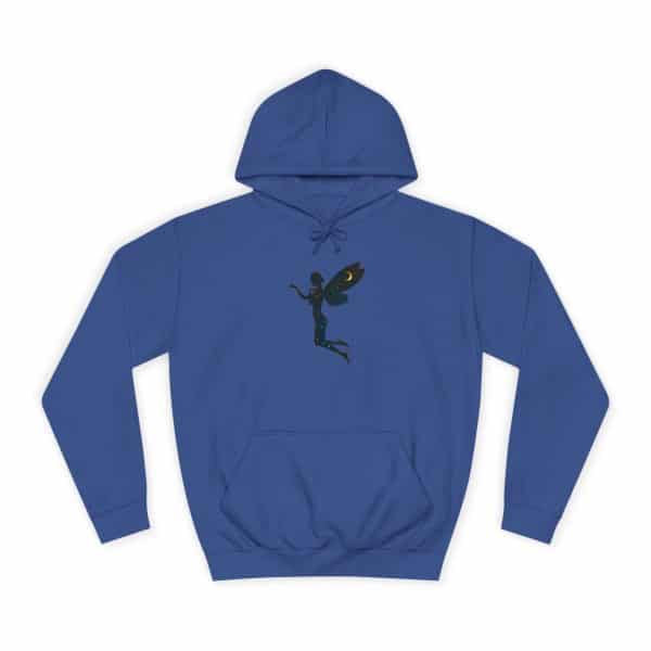 Fairy Design Unisex College Hoodie - Dreamy and Unique Campus Wear - Image 41