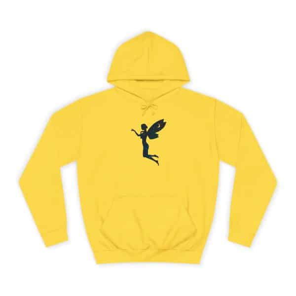 Fairy Design Unisex College Hoodie - Dreamy and Unique Campus Wear - Image 13