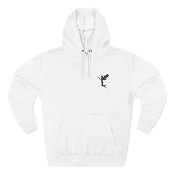 Fairy Wings Three-Panel Fleece Hoodie for Cozy Comfort