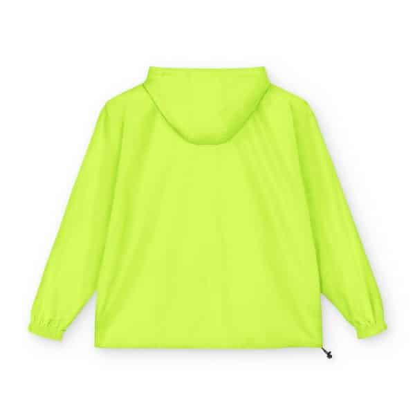 Celestial Fairy Champion Unisex Packable Anorak Jacket - Vibrant Orange with Fairy Design - Image 4