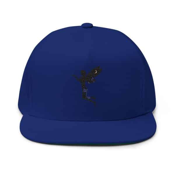 Embroidered Fairy Flat Bill Cap - Stylish Streetwear Hat - Image 5