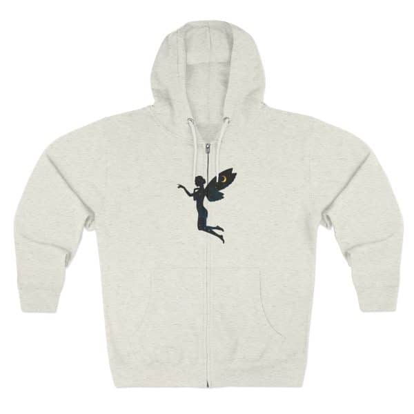 Enchanted Fairy Unisex Zip Hoodie | Magical Cozy Apparel for Fantasy Lovers - Image 13