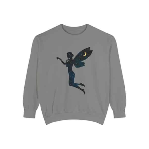 Celestial Fairy Unisex Garment-Dyed Sweatshirt - Cozy and Dreamy Style - Image 17