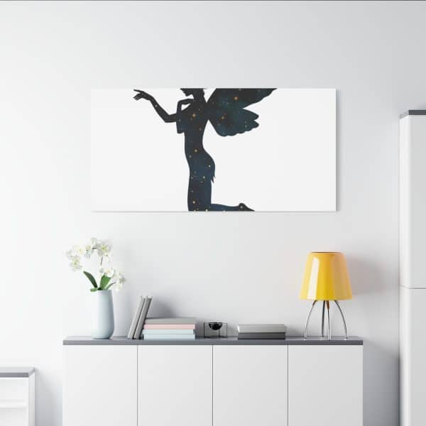 Enchanting Fairy Canvas Wall Art - Celestial Night Design - Image 95
