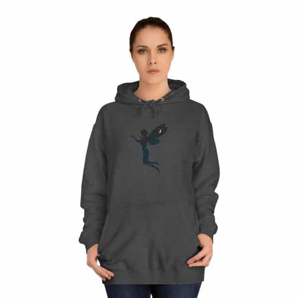 Fairy Design Unisex College Hoodie - Dreamy and Unique Campus Wear - Image 52