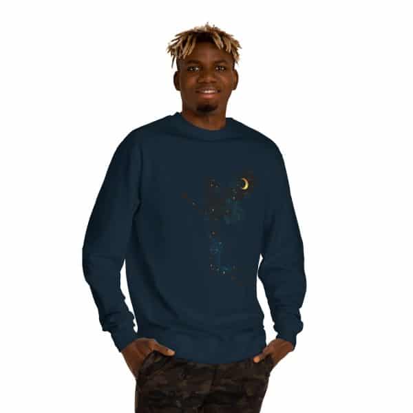 Celestial Fairy Unisex Crew Neck Sweatshirt - Magical Night Vibes - Image 35