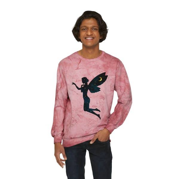 Celestial Fairy Unisex Color Blast Crewneck Sweatshirt - Image 23