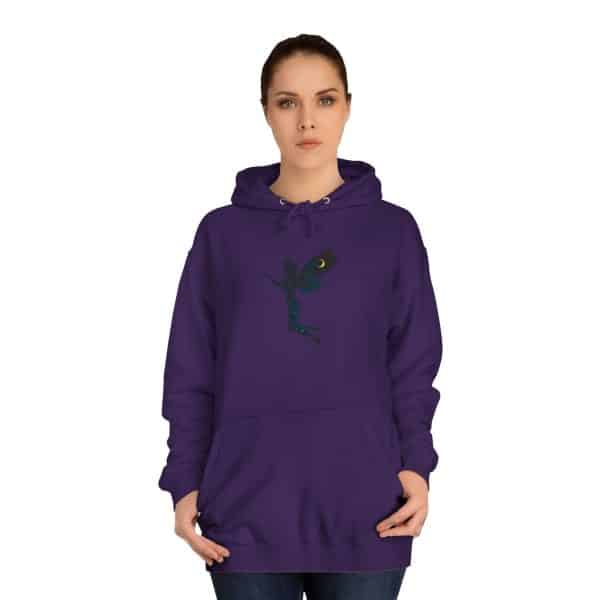 Fairy Design Unisex College Hoodie - Dreamy and Unique Campus Wear - Image 56