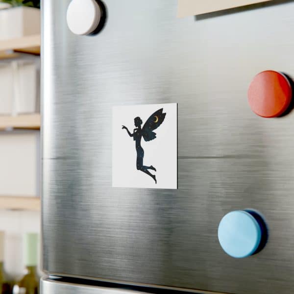 Celestial Fairy Square Magnet - Night Sky Decor - Image 4