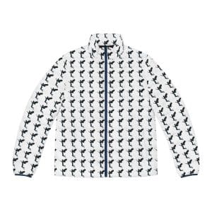 Celestial Fairy Stylish Men's Puffer Jacket with Unique Pattern - Perfect for Casual and Outdoor Wear