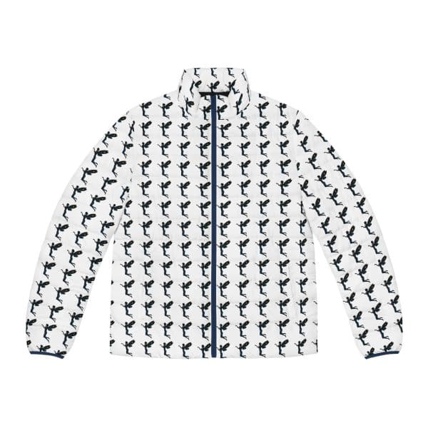 Celestial Fairy Stylish Men's Puffer Jacket with Unique Pattern - Perfect for Casual and Outdoor Wear