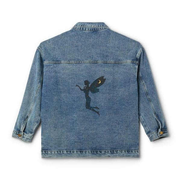 Starlit Fairy Denim Jacket for Women - Casual Fashion Outerwear - Image 2