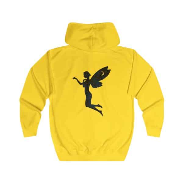Celestial Fairy Unisex Full Zip Hoodie - Magical Night Sky Design - Image 4