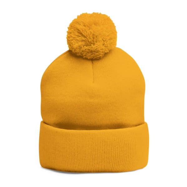 Celestial Fairy Cozy Pom-Pom Knit Cap with Embroidered Design - Image 6
