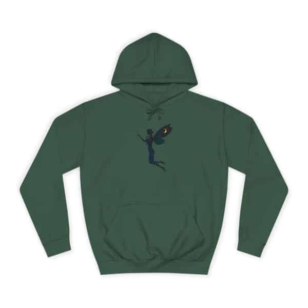 Fairy Design Unisex College Hoodie - Dreamy and Unique Campus Wear - Image 33