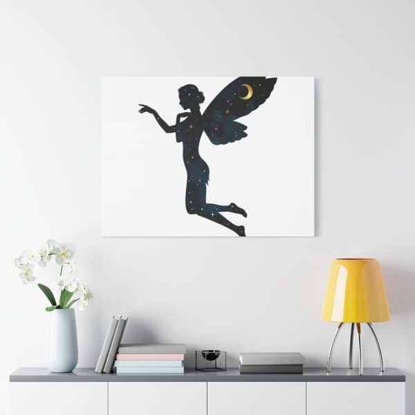 Enchanting Fairy Canvas Wall Art - Celestial Night Design - Image 107