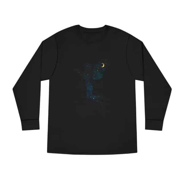 Celestial Fairy Long Sleeve Crewneck Tee - Dreamy Enchantment for Magical Souls - Image 9