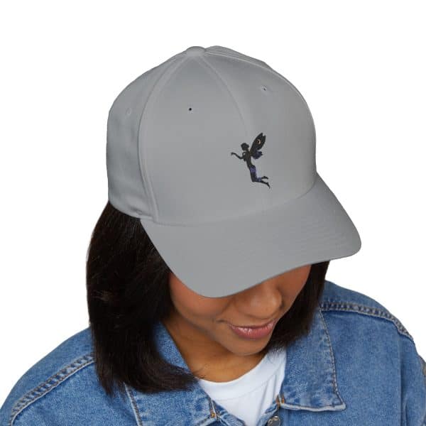 Fairy Embroidered Closed-Back Cap - Stylish & Trendy - Image 7