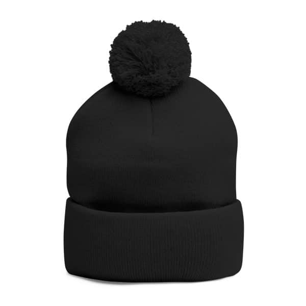 Celestial Fairy Cozy Pom-Pom Knit Cap with Embroidered Design - Image 8