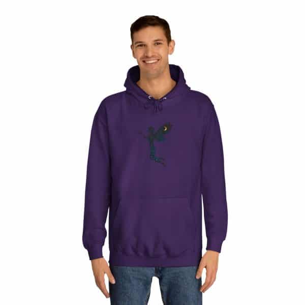Fairy Design Unisex College Hoodie - Dreamy and Unique Campus Wear - Image 55