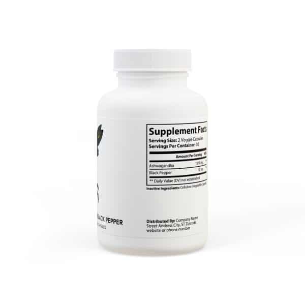 Celestial Fairy Ashwagandha and Black Pepper Supplement (60 capsules) - Image 3