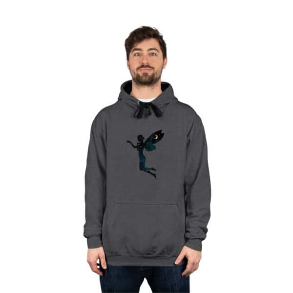 Whimsical Angel Unisex Varsity Hoodie - Cozy & Stylish - Image 7