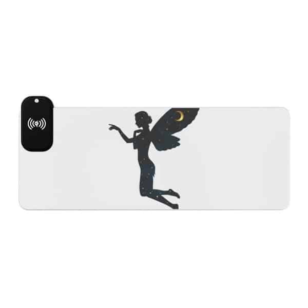Celestial Fairy LED Gaming Mouse Pad, Wireless Charging - Image 5