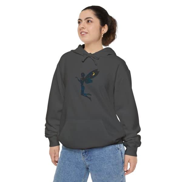 Whimsical Fairy Unisex Garment-Dyed Hoodie - Image 7