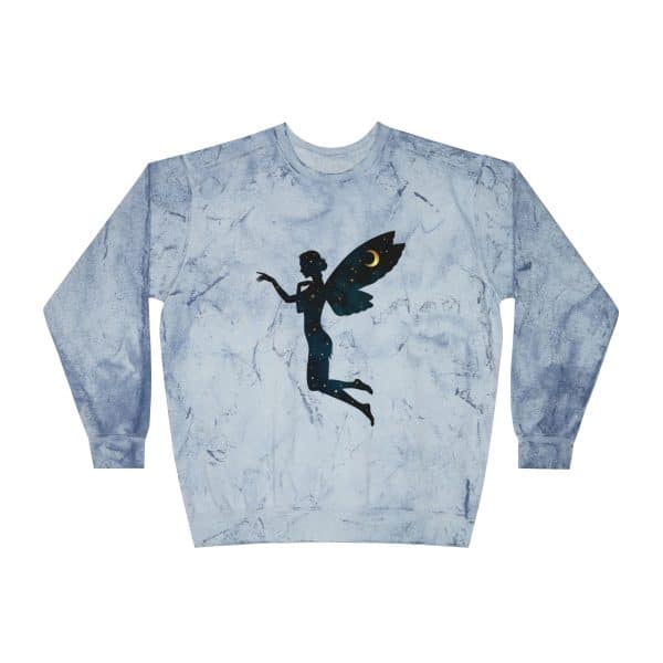 Celestial Fairy Unisex Color Blast Crewneck Sweatshirt - Image 5