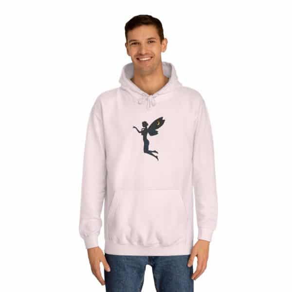 Fairy Design Unisex College Hoodie - Dreamy and Unique Campus Wear - Image 59