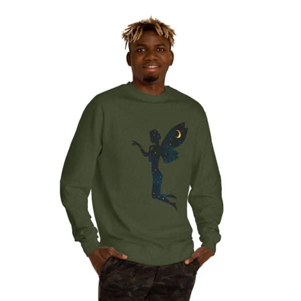 Celestial Fairy Unisex Crew Neck Sweatshirt - Magical Night Vibes - Image 19