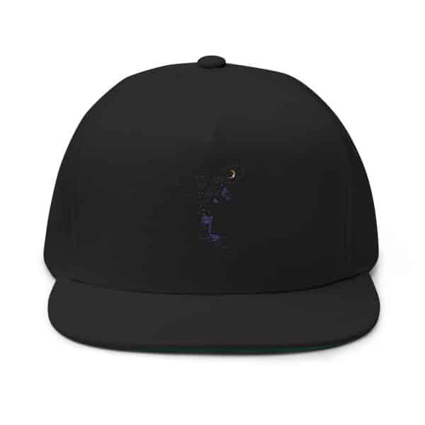 Embroidered Fairy Flat Bill Cap - Stylish Streetwear Hat - Image 13