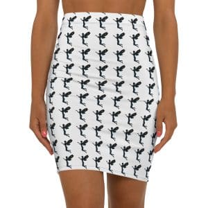 Celestial Fairy Women's Mid-Waist Pencil Skirt (AOP)