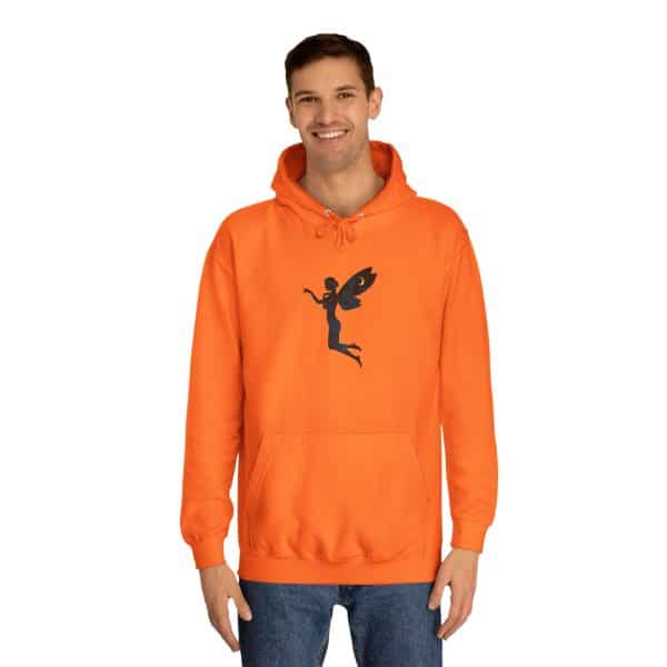 Fairy Design Unisex College Hoodie - Dreamy and Unique Campus Wear - Image 11