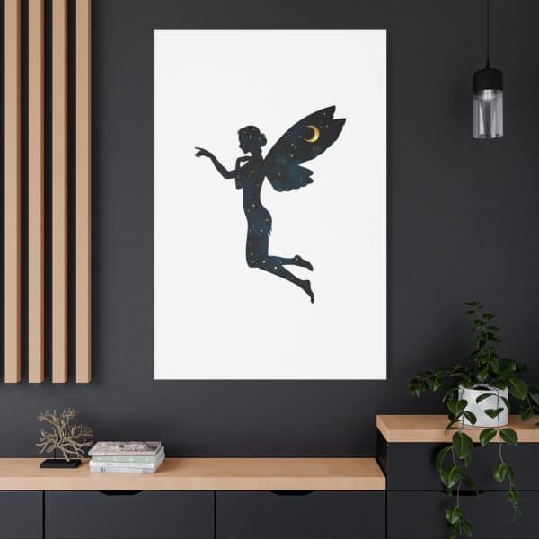 Enchanting Fairy Canvas Wall Art - Celestial Night Design - Image 116