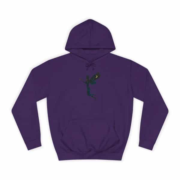 Fairy Design Unisex College Hoodie - Dreamy and Unique Campus Wear - Image 53