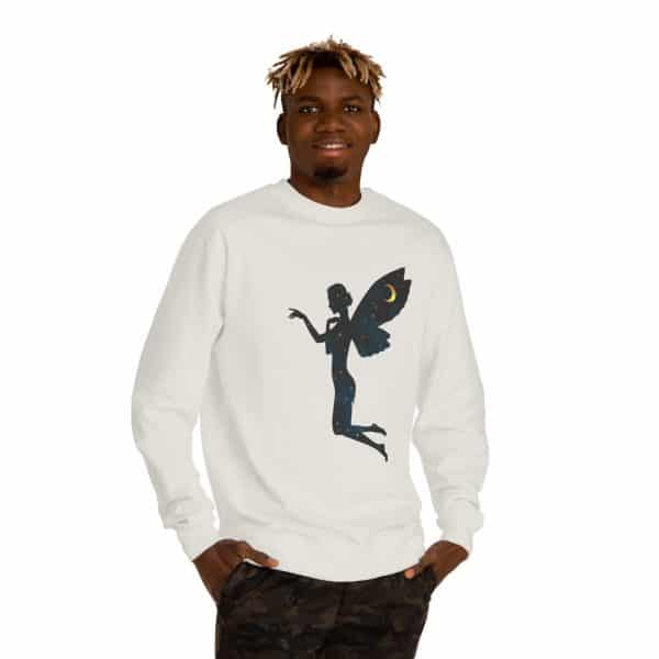 Celestial Fairy Unisex Crew Neck Sweatshirt - Magical Night Vibes - Image 7
