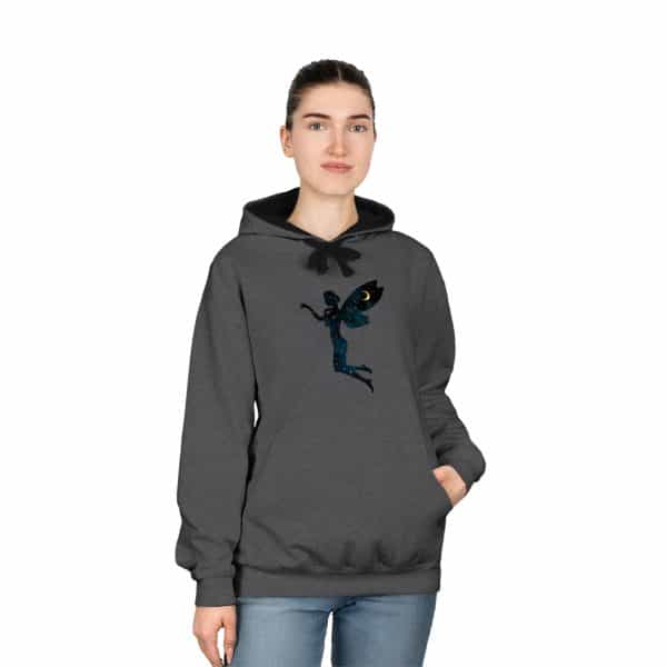 Whimsical Angel Unisex Varsity Hoodie - Cozy & Stylish - Image 8