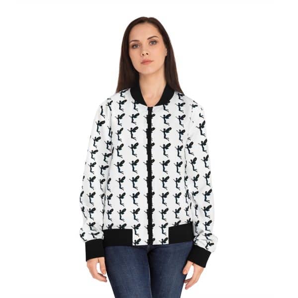 Celestial Fairy Stylish Women's Bomber Jacket with Unique Pattern - Trendy & Versatile Apparel - Image 3