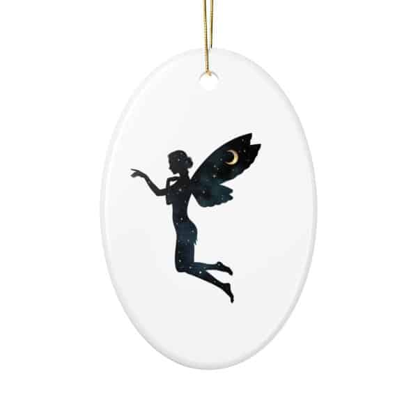 Enchanting Fairy Ceramic Ornaments – Two-Sided Holiday Decor - Image 8